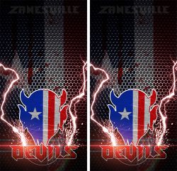 Zanesville Blue Devils Corn Hole Boards