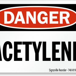 Danger Acetylene