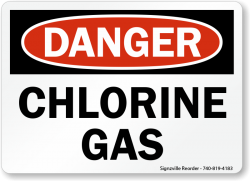 Danger Chlorine Gas