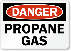 Danger Propane Gas