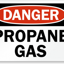 Danger Propane Gas