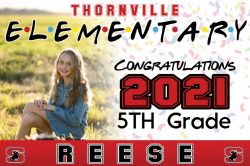 Graduating 5th Grade 2021 Yard Signs with Photos