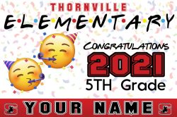 Graduation 5th Grade 2021 Yard Signs