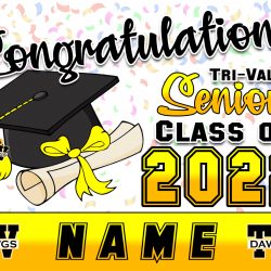 Graduating Seniors Yard Signs